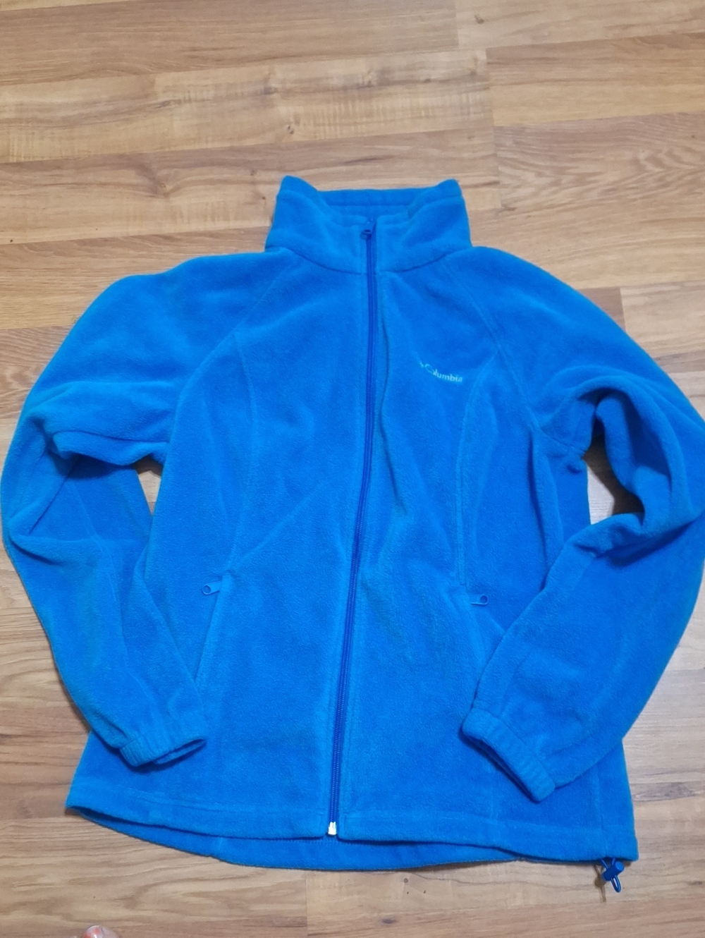 Columbia Women's Bright Blue Full-Zip Fleece Jacket